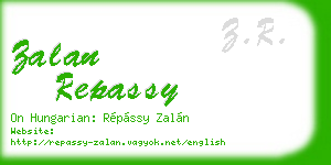 zalan repassy business card